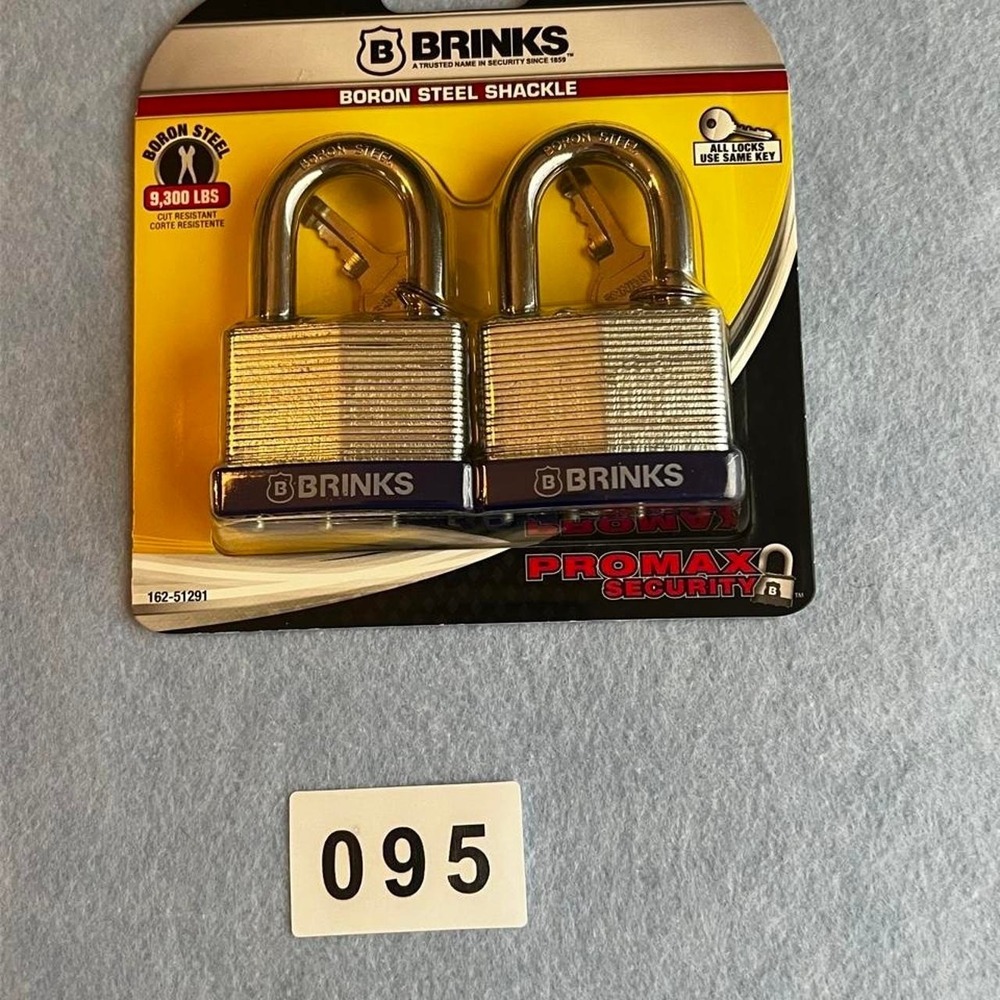 Brinks 2 pack of Padlocks Brand New Never opened